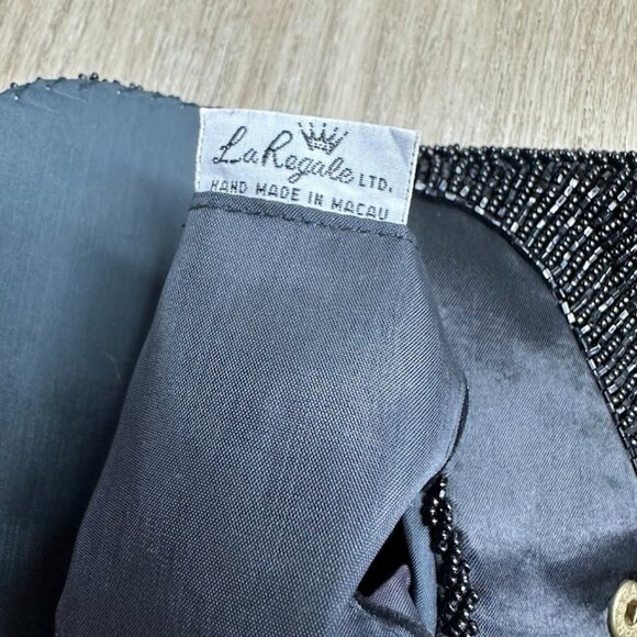 Vintage Gorgeous Handmade La Regale Beaded Evening Clutch Bag - Picture 4 of 4